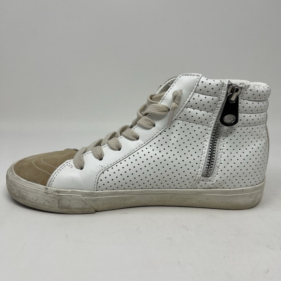 Vintage Havana Excel Studded High Top Sneakers Shoes White Multi Women's Size 8 - Picture 8 of 12